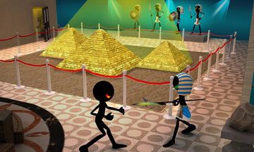 Stickman Museum Robbery Escape Game Screenshot