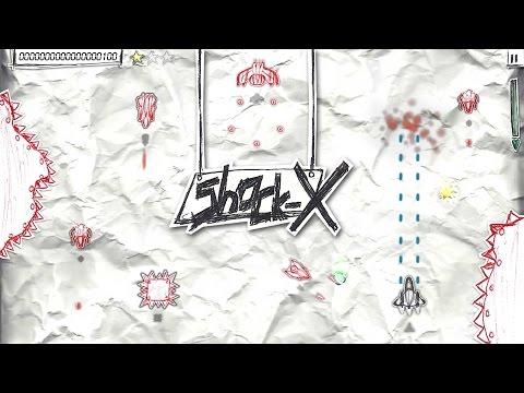 Screenshot of the video of Shock-X. - Space shooter paper