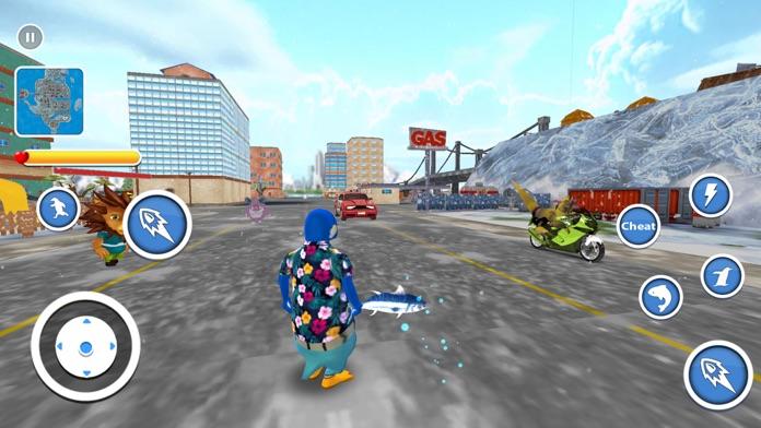 Captura de Tela do Jogo GT Penguin Theft Auto Gangstar