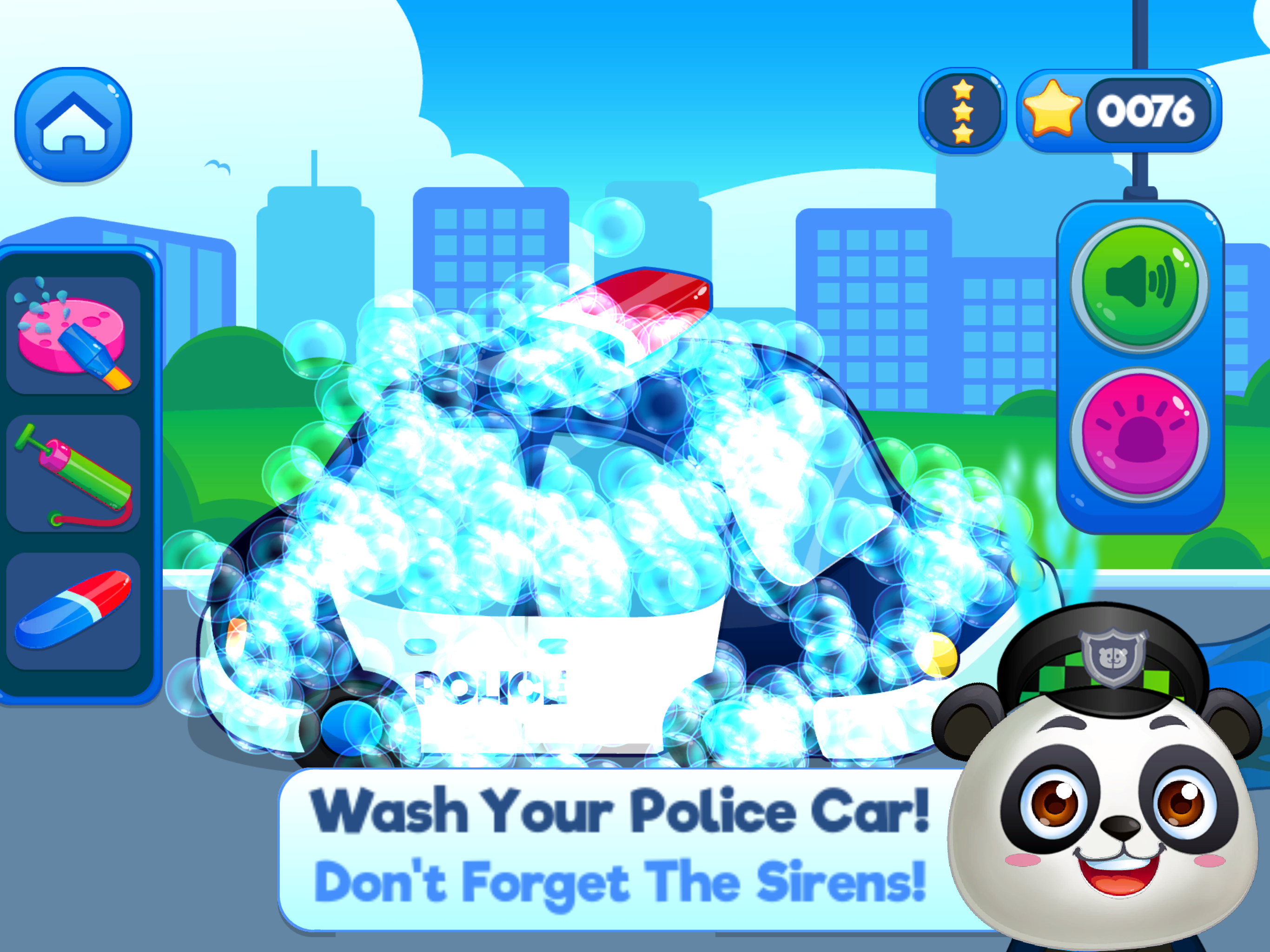 Panda Panda Police ภาพหน้าจอเกม