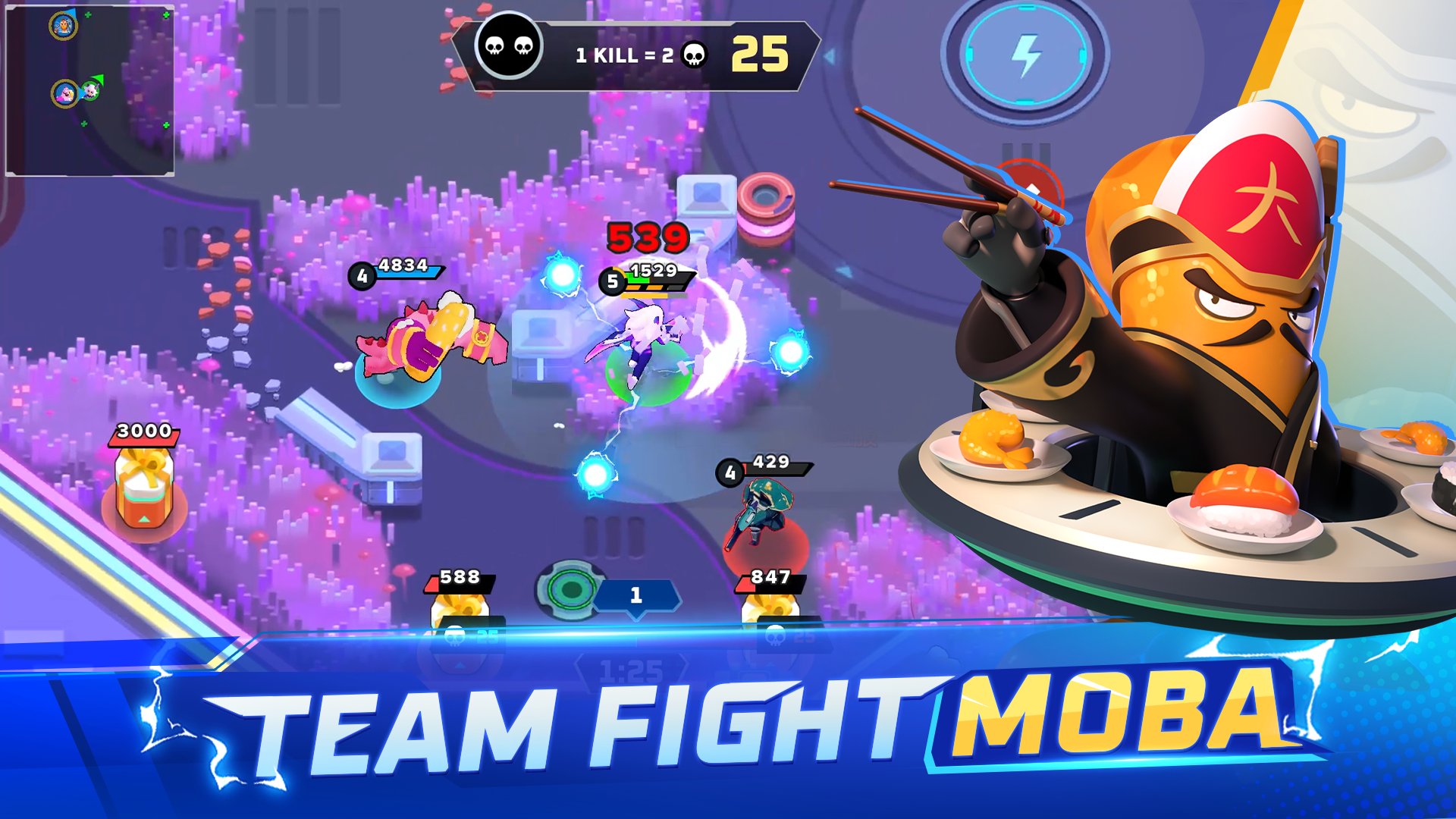 Thetan Arena: MOBA Survival Game Screenshot
