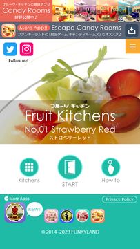 Captura de Tela do Jogo Escape Fruit Kitchens