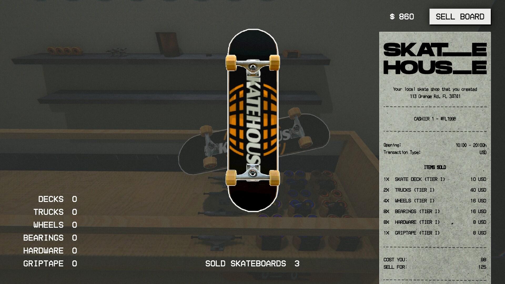 Skatehouse Game Screenshot