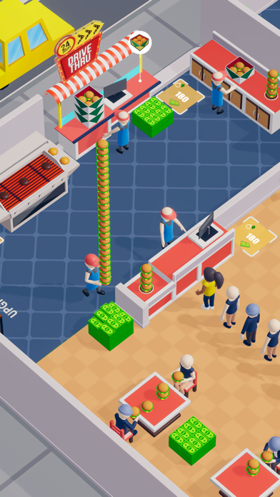 Burger Ready Idle Tycoon Game Game Screenshot