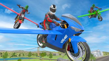 Flying Motorbike Simulator Game Screenshot