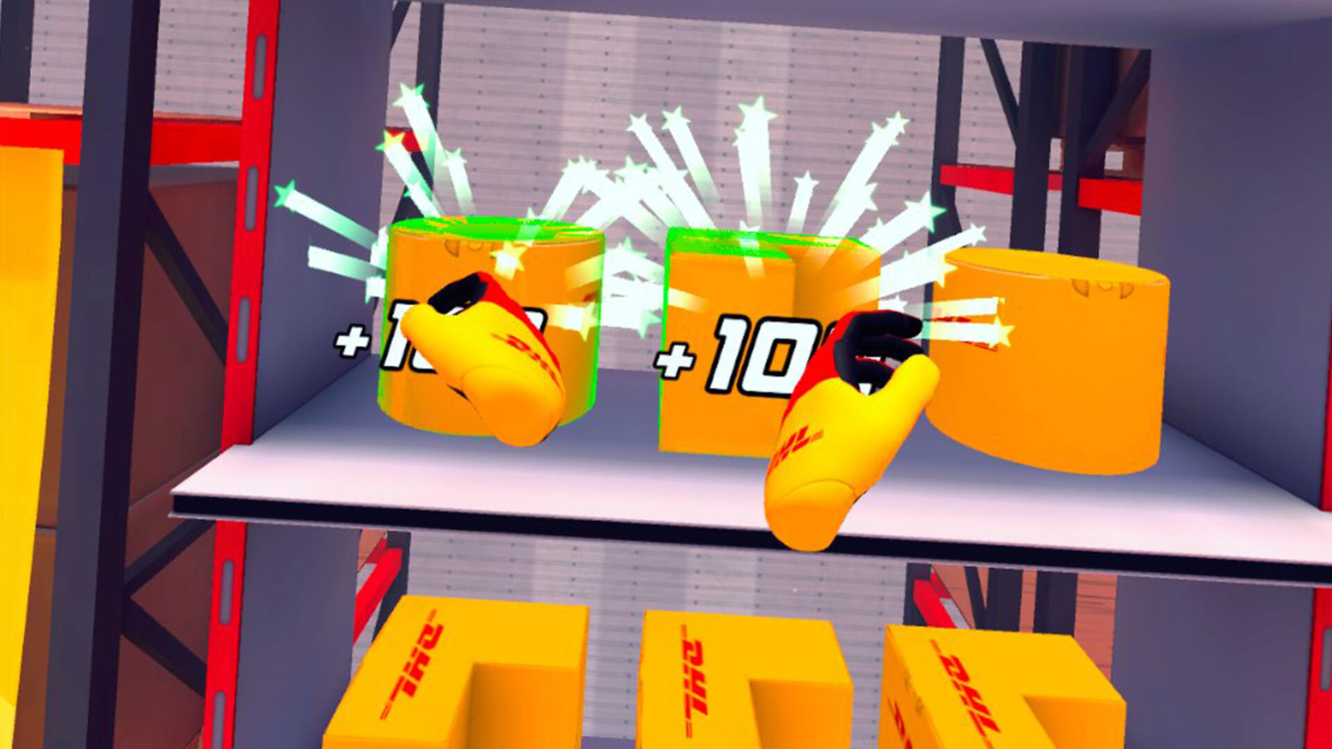 Скриншот игры DHL Box Stacker Pro
