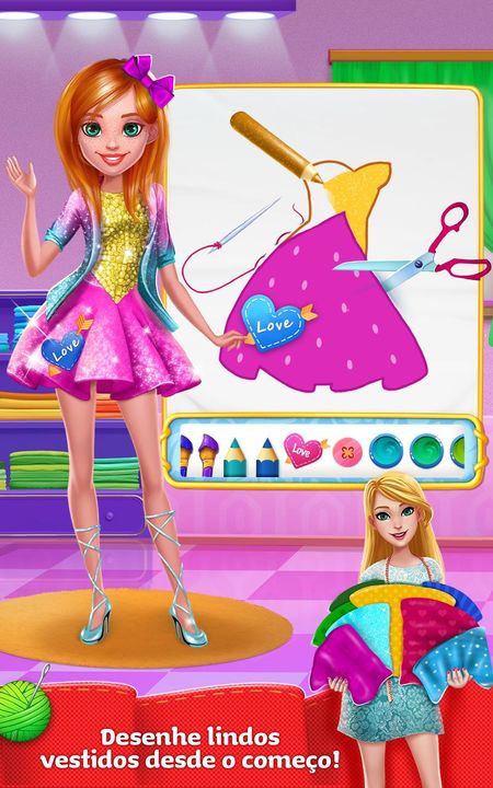 Captura de Tela do Jogo Estilista It Girl! — Moda