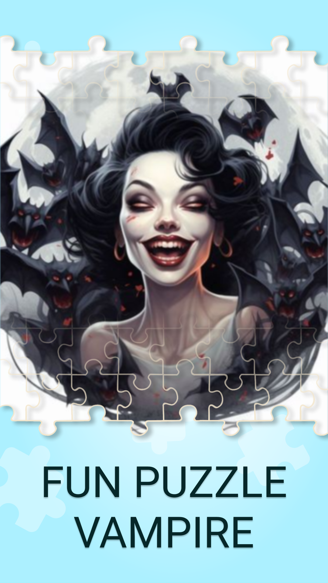 Vampire Jigsaw Puzzle Games Game Screenshot