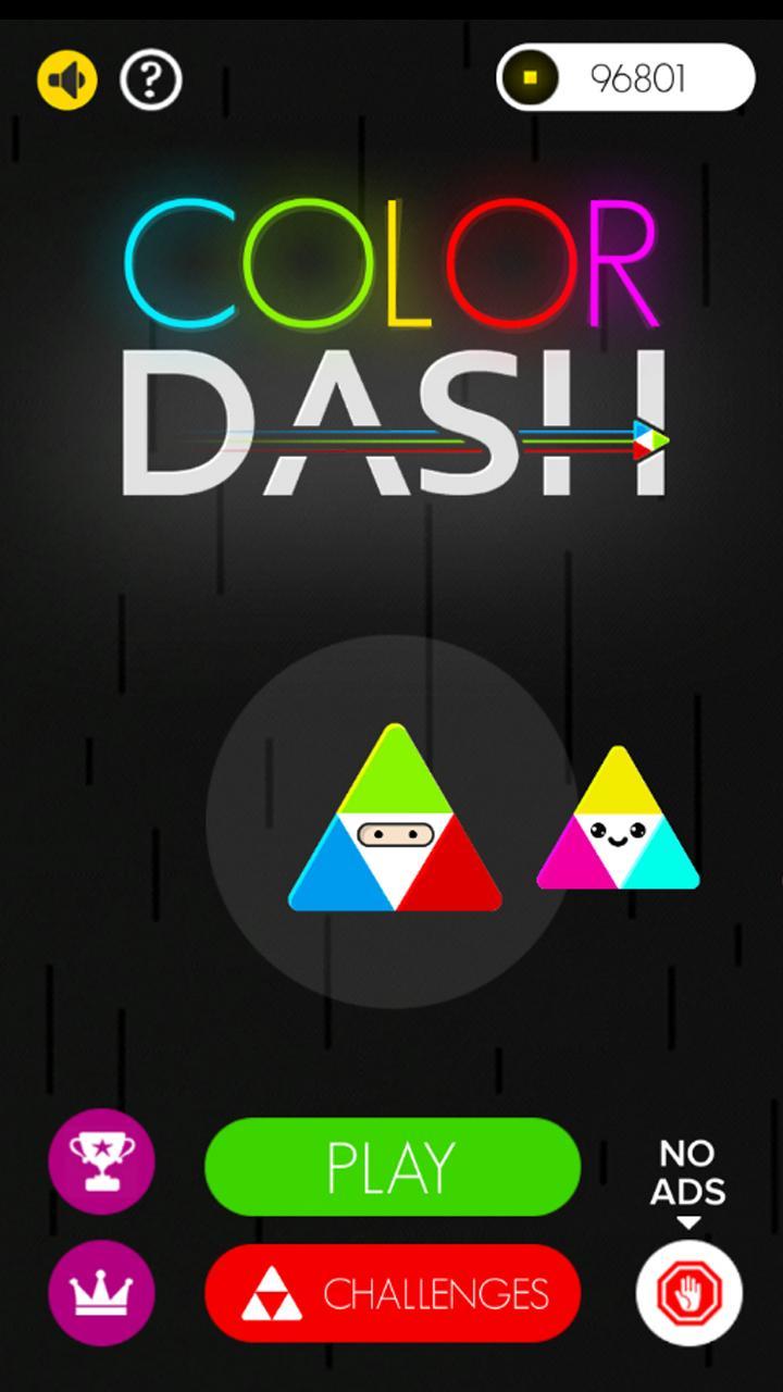 Cuplikan Layar Game Color Dash