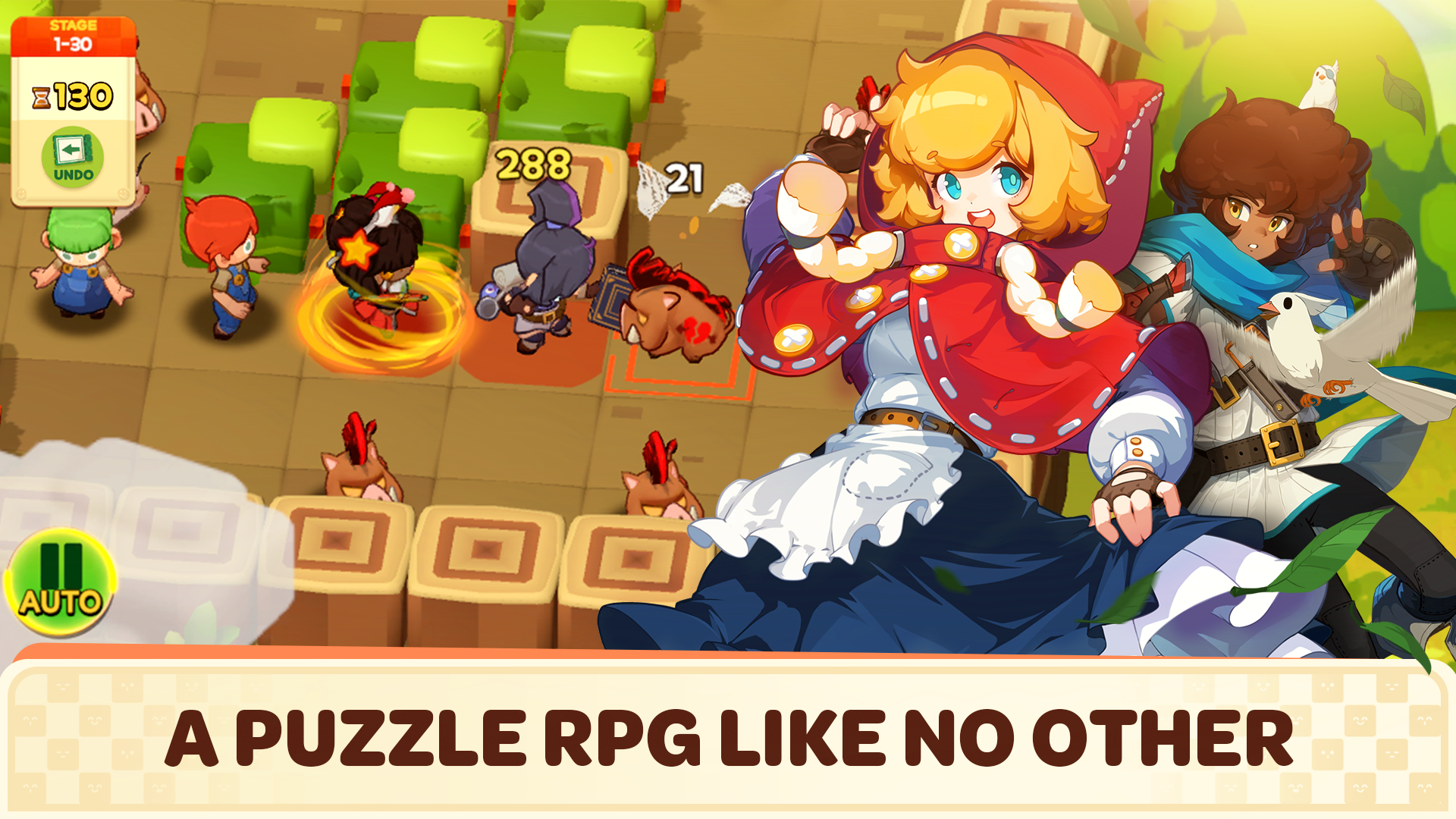 We Are Friends: Puzzle RPG Game Screenshot