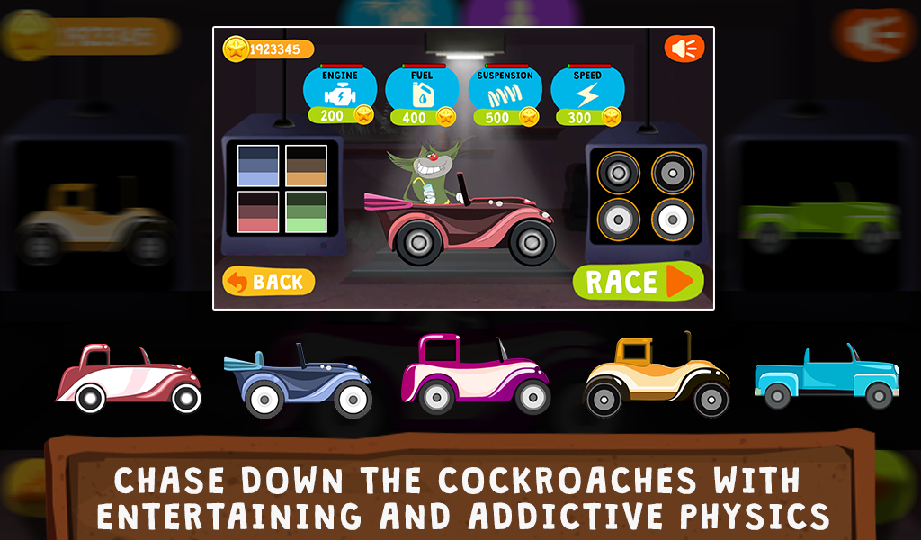 Oggy Go - World of Racing (The Game Screenshot