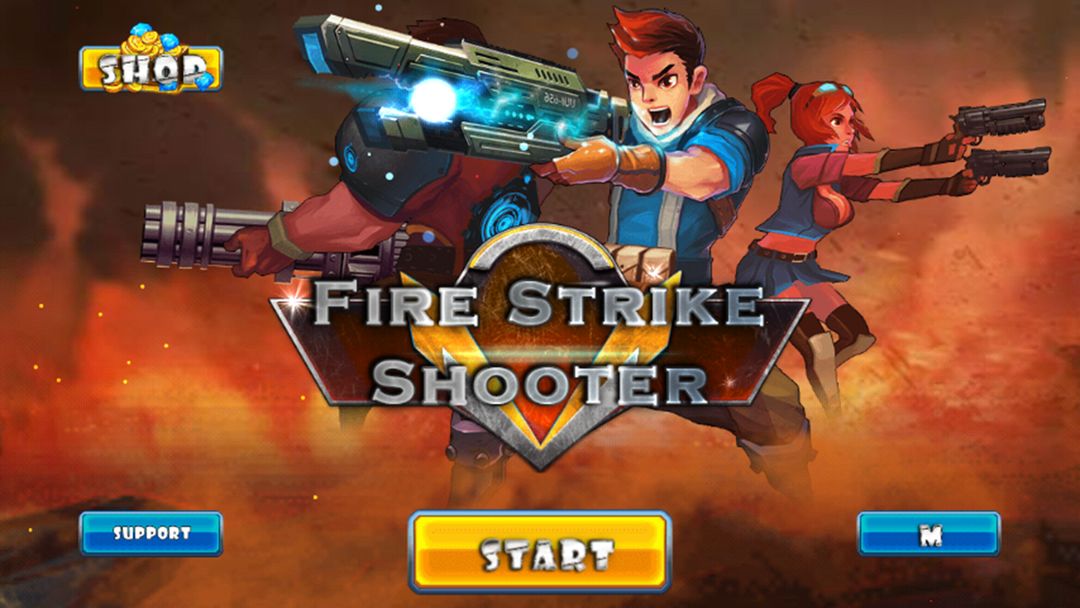 Fire Strike Shooter 게임 스크린 샷