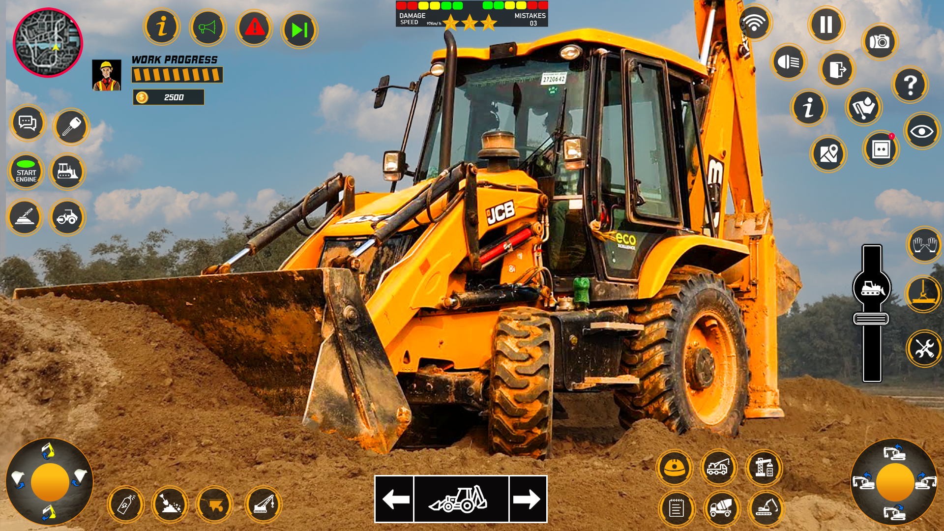 Download do APK de Jogo de Trator Escavadeira JCB para Android