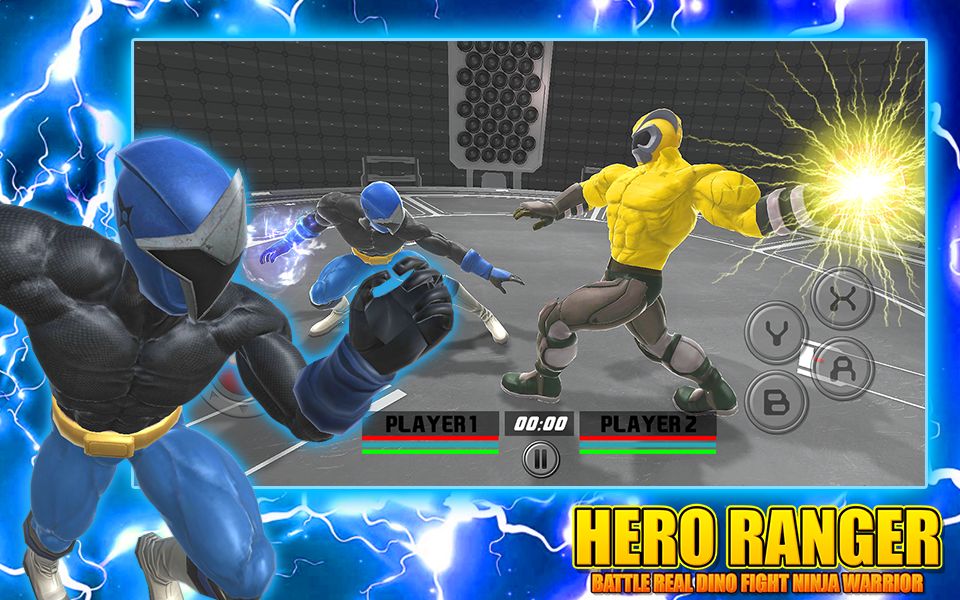 Hero Ranger Battle Real Dino Fight Ninja Warrior screenshot game