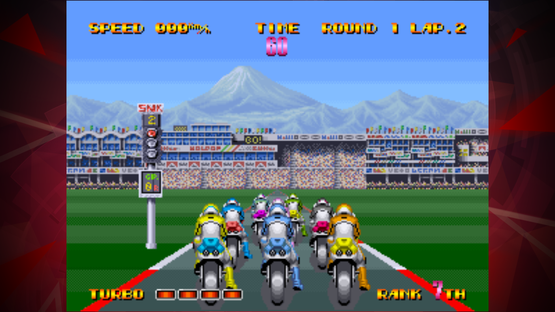 RIDING HERO ACA NEOGEO Game Screenshot