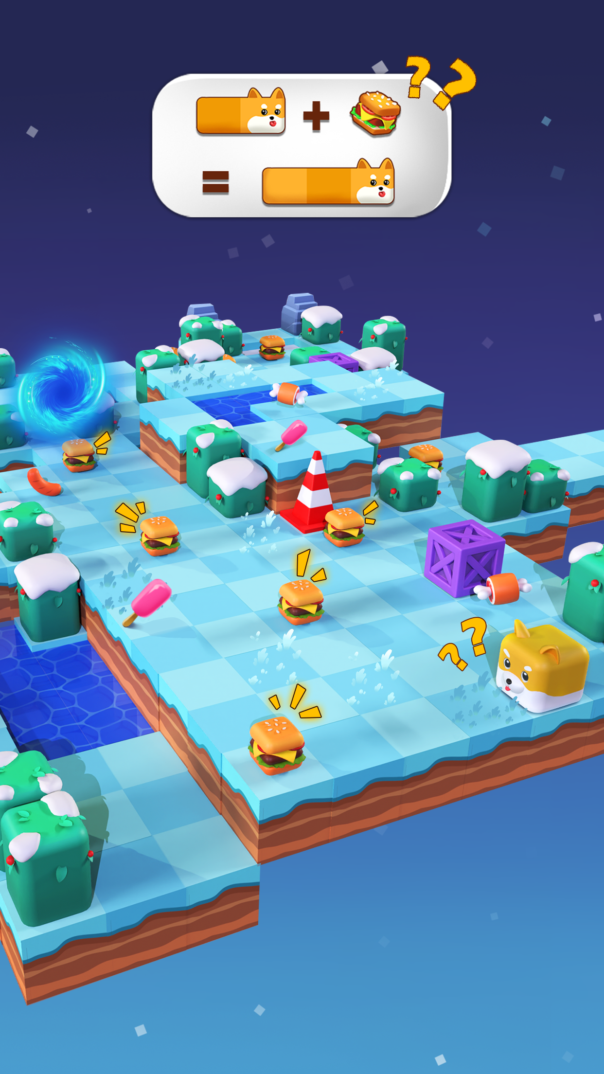 Hungry Doge: Maze Escape Game Screenshot