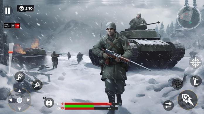 WW2 Shooter Heroes Fire War 게임 스크린샷