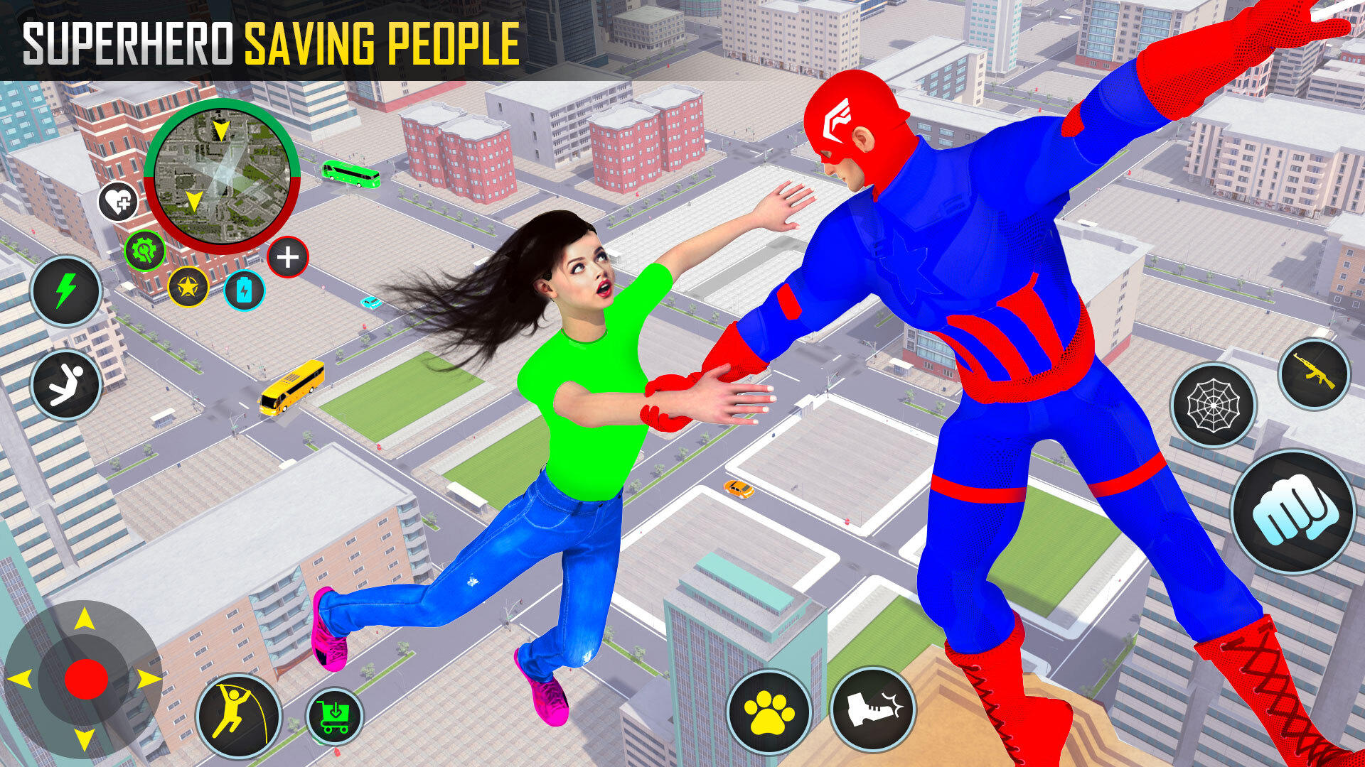 Superhero Dog Rescue Mission Game Screenshot