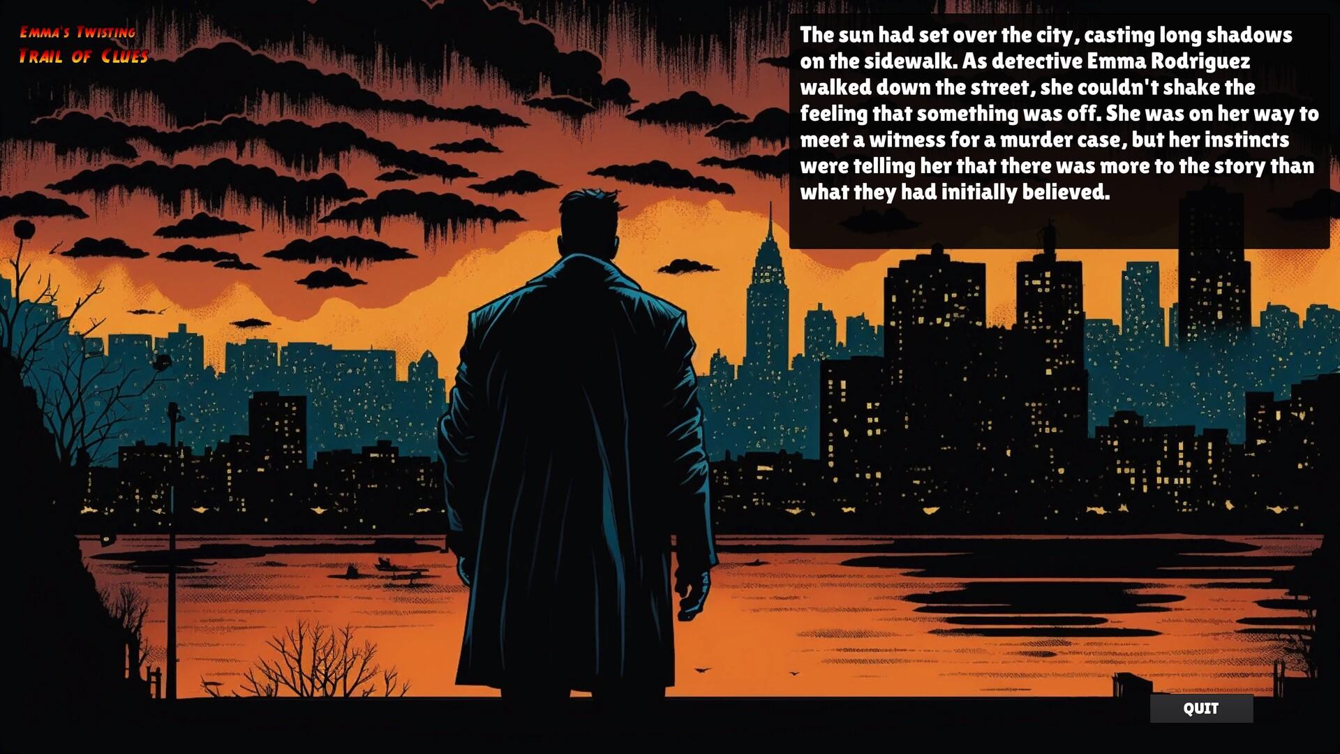 The Twisting Trail of Clues Game Screenshot