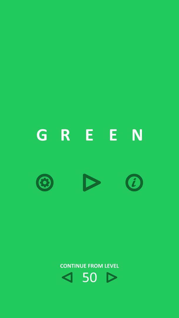 Screenshot of green