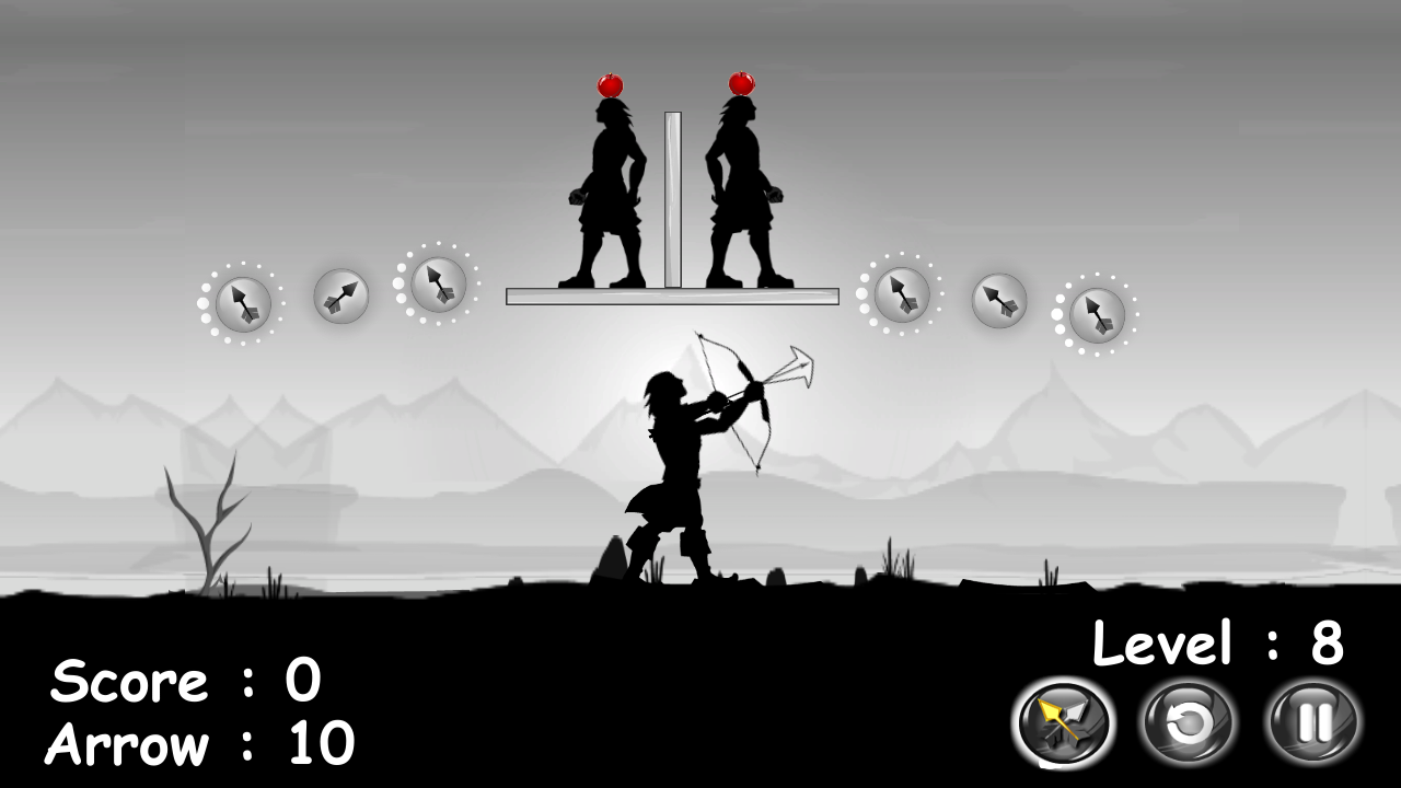 DarkMan 2 Apple Shooter Game Screenshot