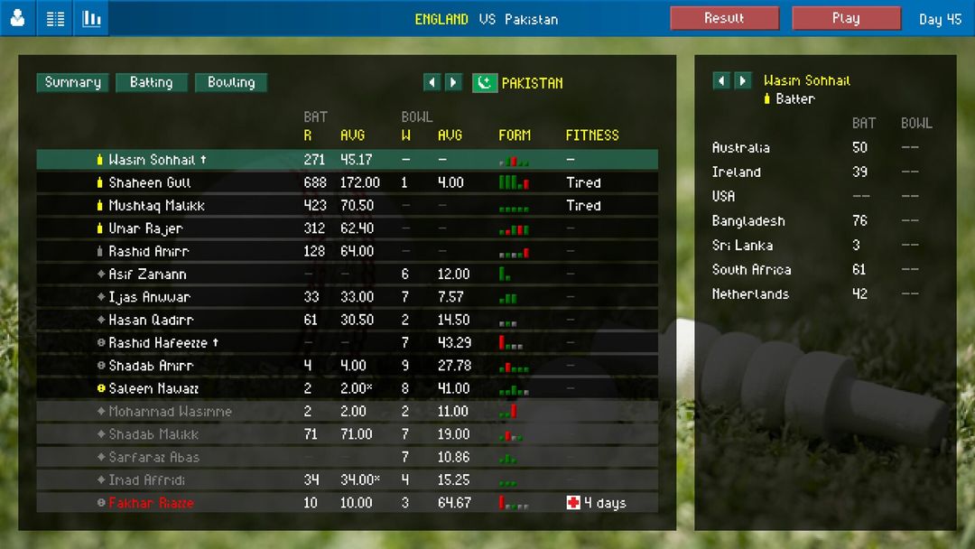Screenshot of Click Cricket