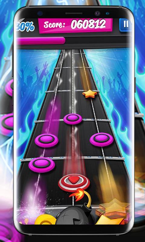 BTS Guitar Hero screenshot game