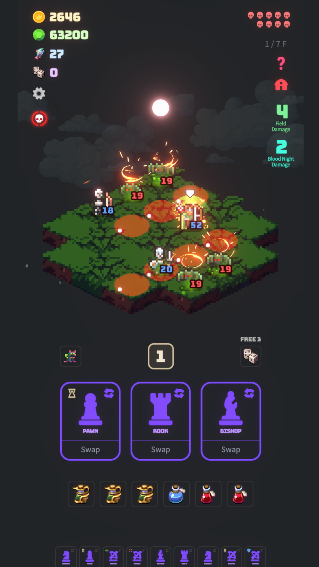 Blood Night (Chess Strategy) Game Screenshot