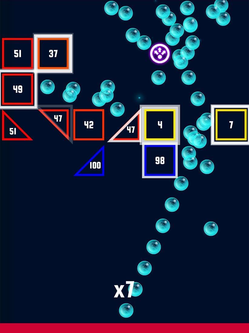 Neon Block Blast: Retro Brick Breaker Games screenshot game
