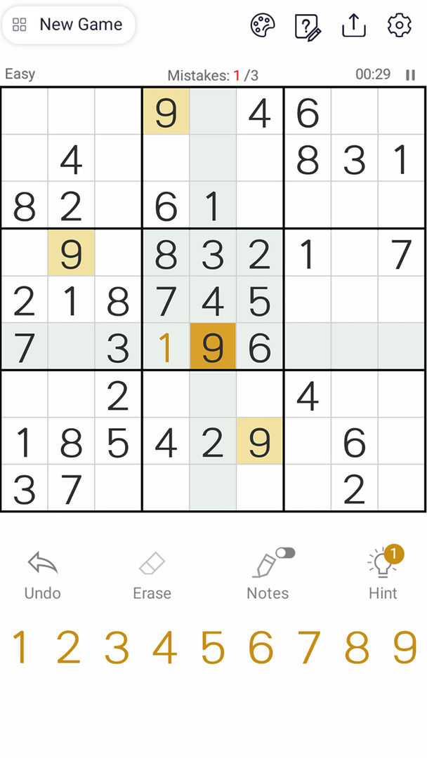Sudoku: Classic Number Puzzle screenshot game
