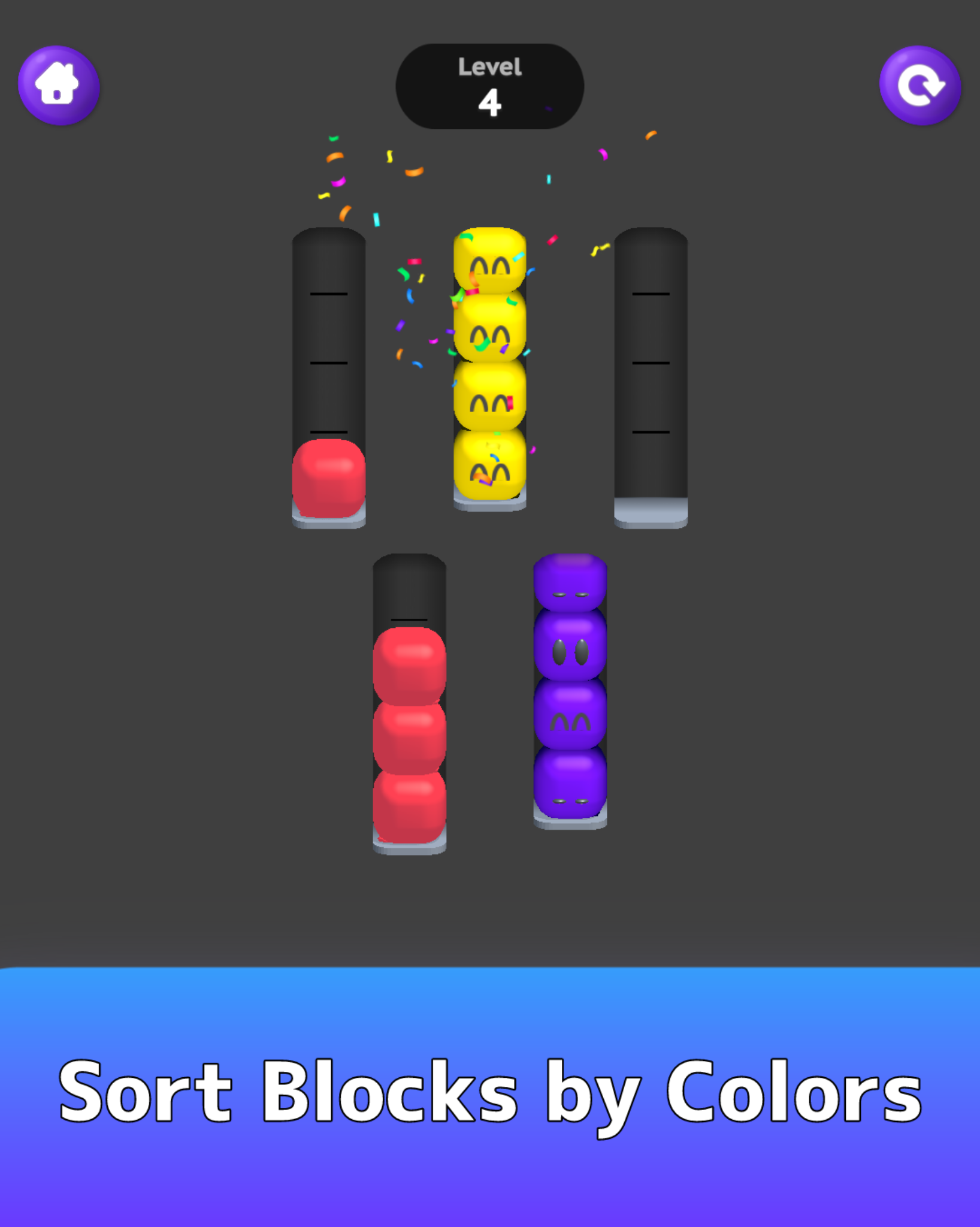 Скриншот игры Block Sort 3D - Color Match