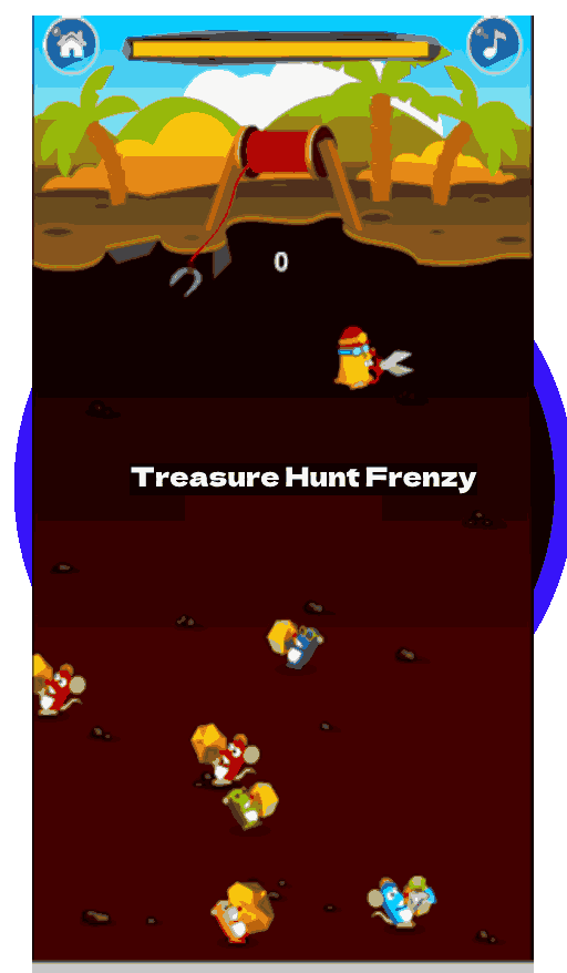 Treasure Hunt Frenzy Game Screenshot