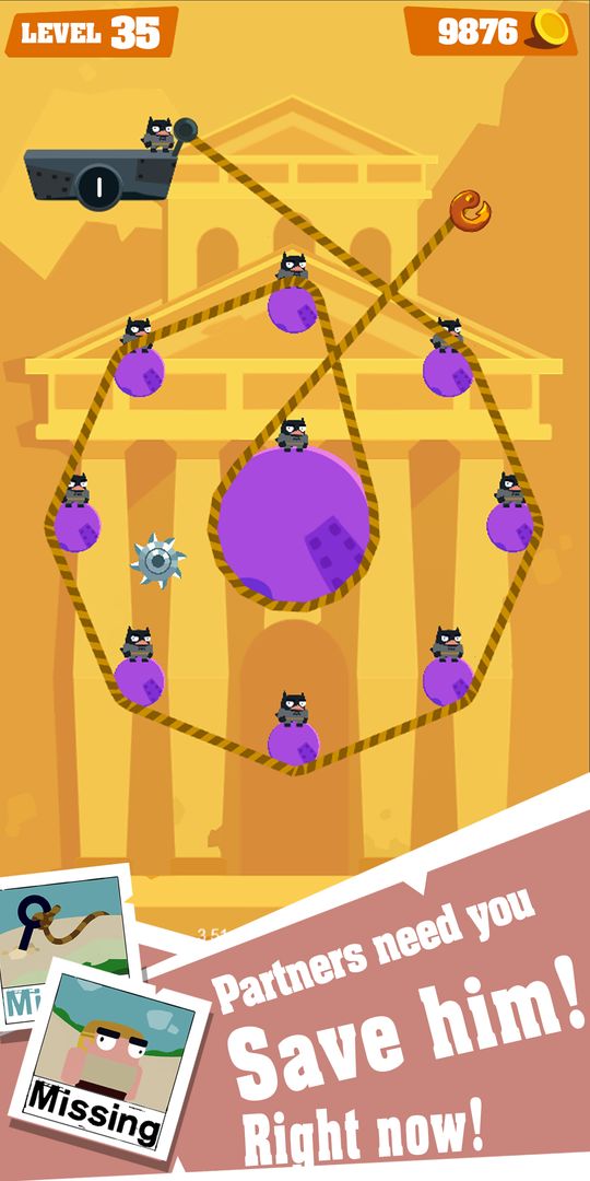 RopeEscape screenshot game