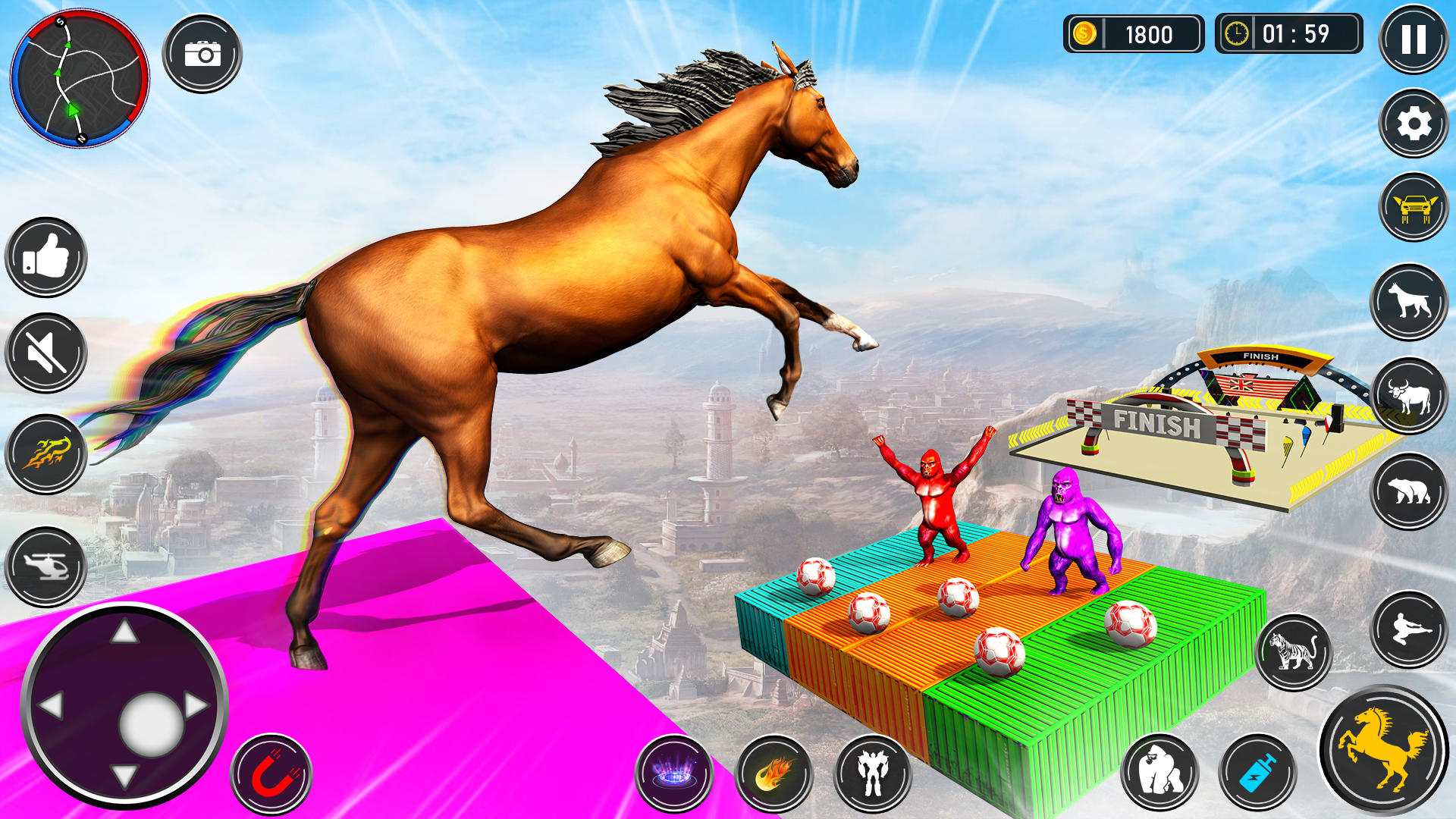 Скриншот игры GT Animal Stunt Simulator 3D