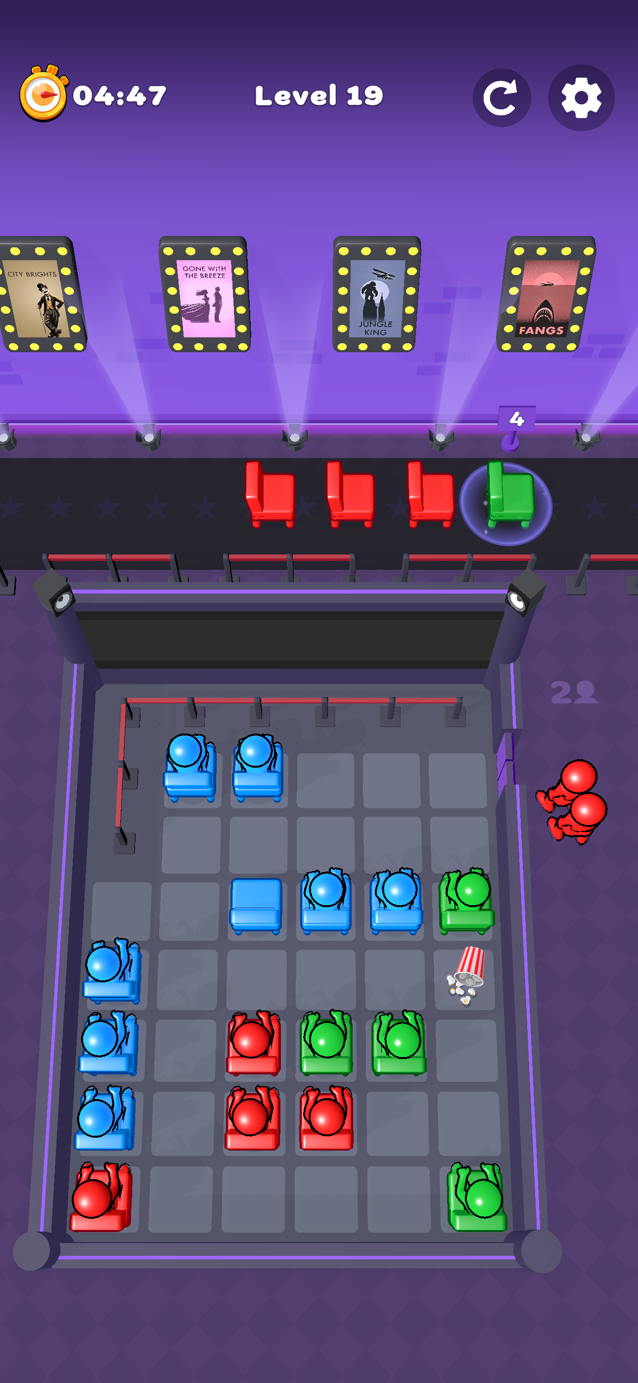Seat Em All! Game Screenshot
