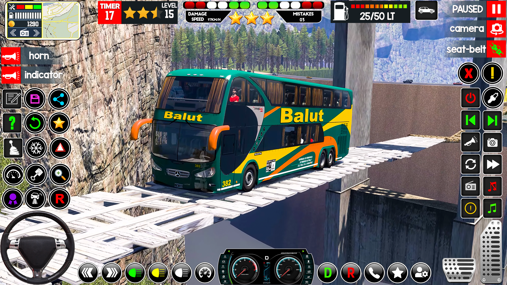 Real Bus Driving Simulator 3d ภาพหน้าจอเกม