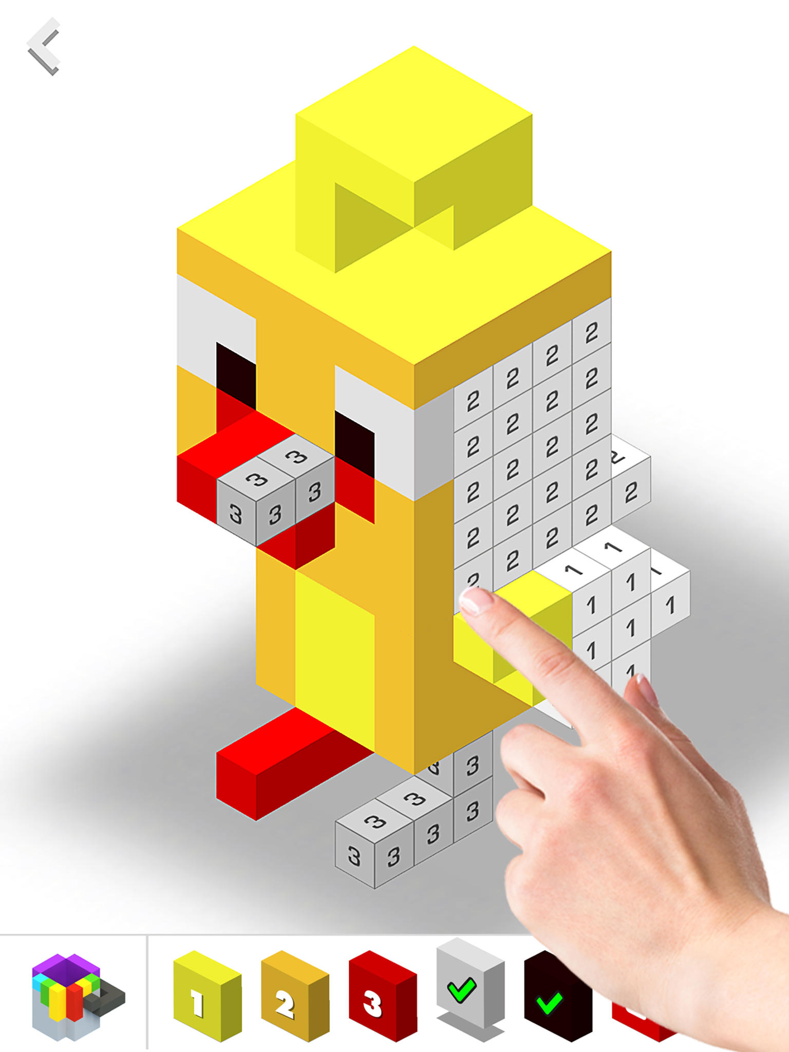 Color by Number - 3D Pixel Art 게임 스크린샷