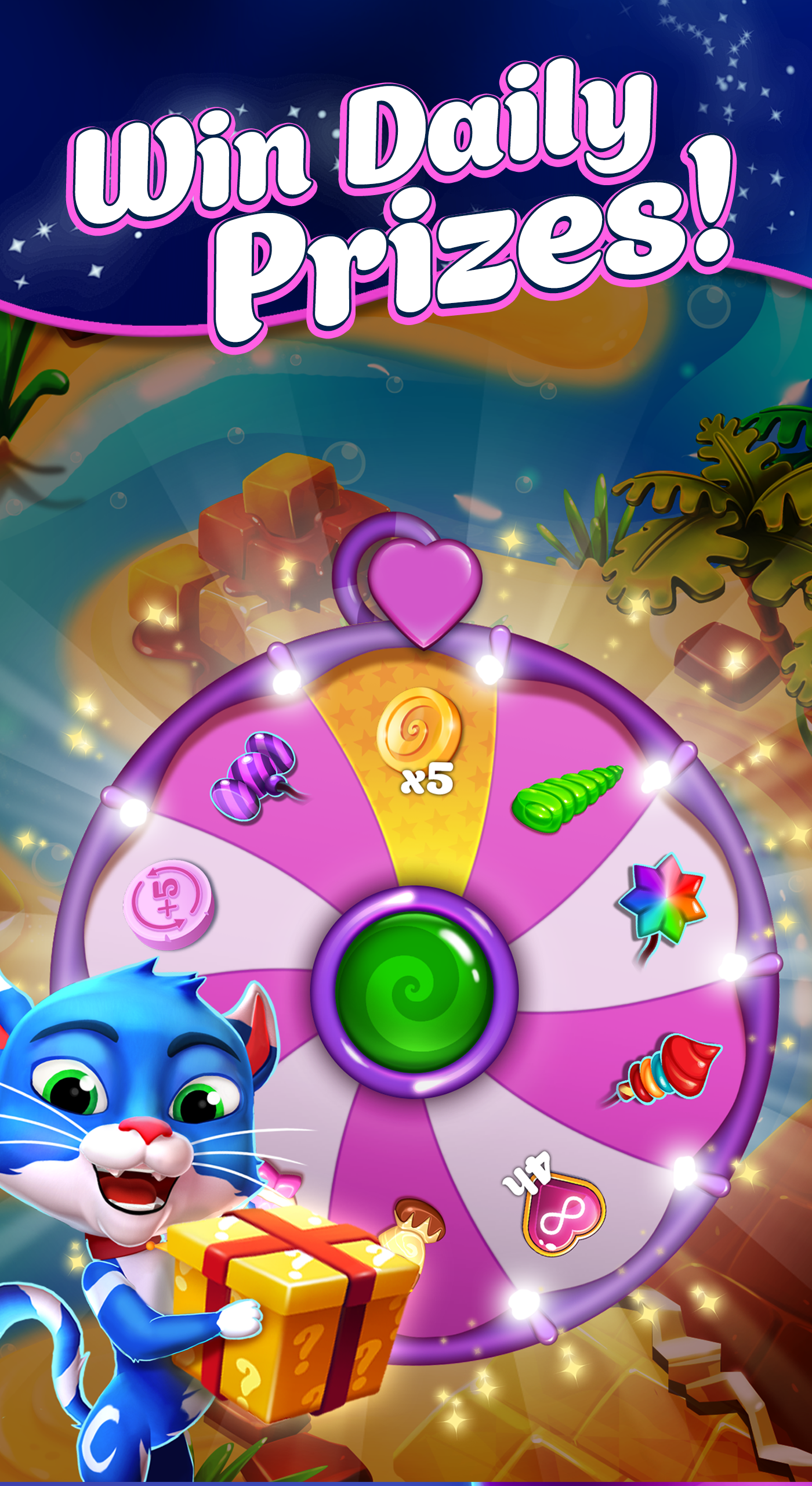 Crafty Candy - Match 3 Game Game Screenshot