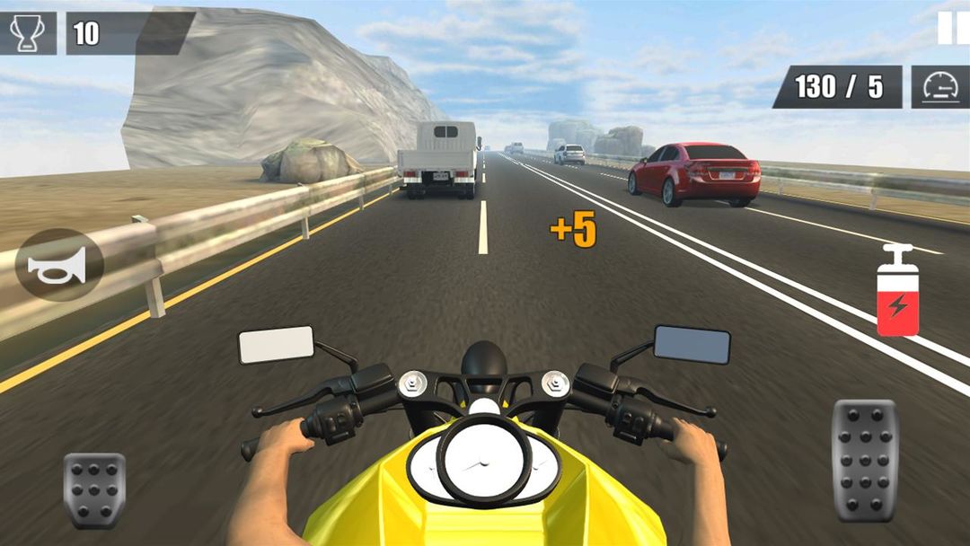 Traffic Speed Moto 3D screenshot game