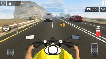 Traffic Speed Moto 3D Game Screenshot