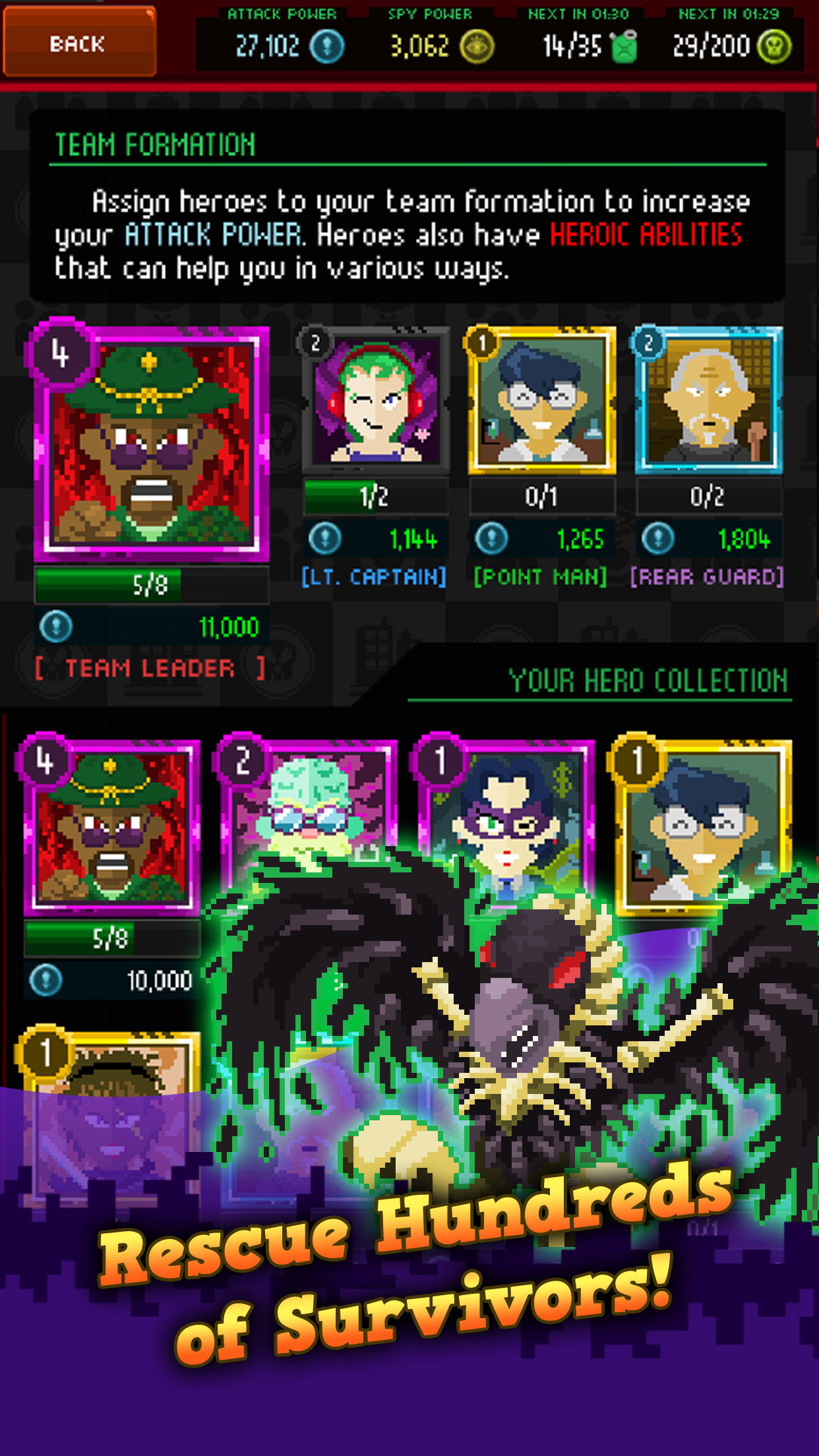 Clicker of the Dead: Idle Game Game Screenshot