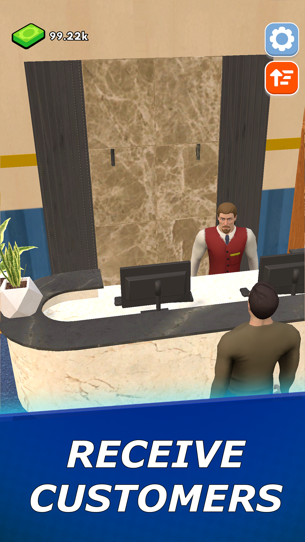 Hotel Manager Game Screenshot