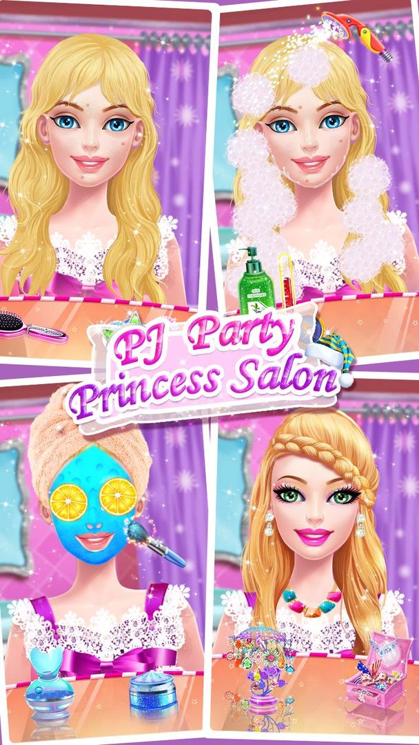 PJ Party - Princess Salon screenshot game