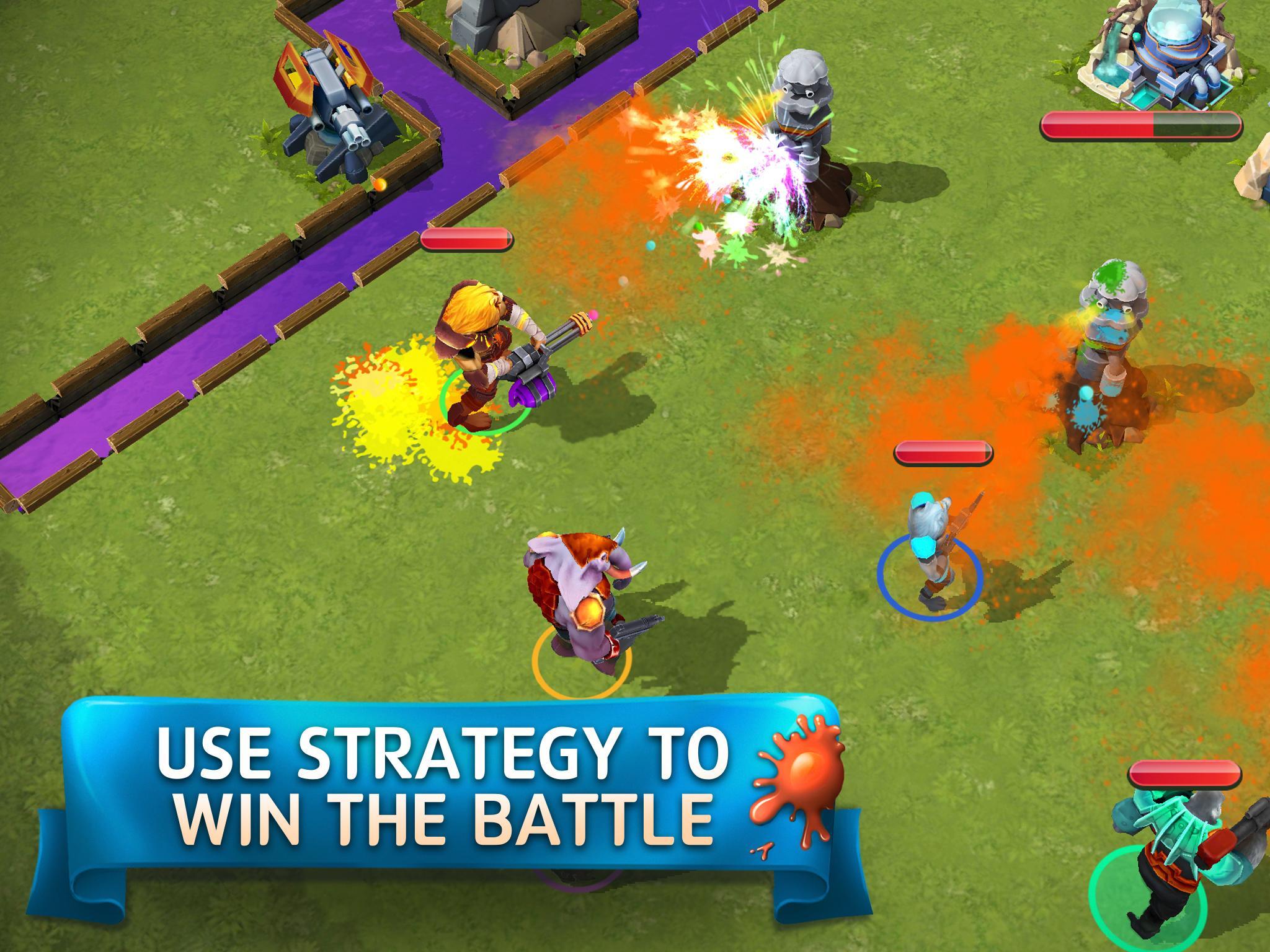 Jungle Paintball Game Screenshot