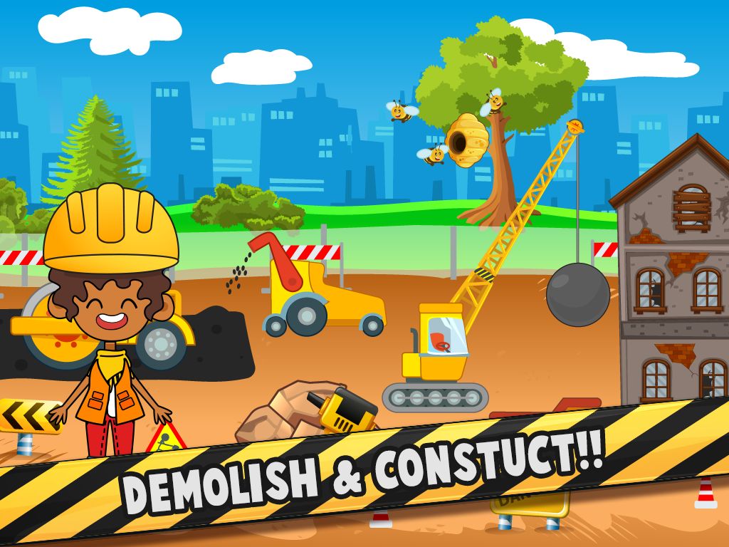 Screenshot of My Pretend Construction Workers - Little Builders