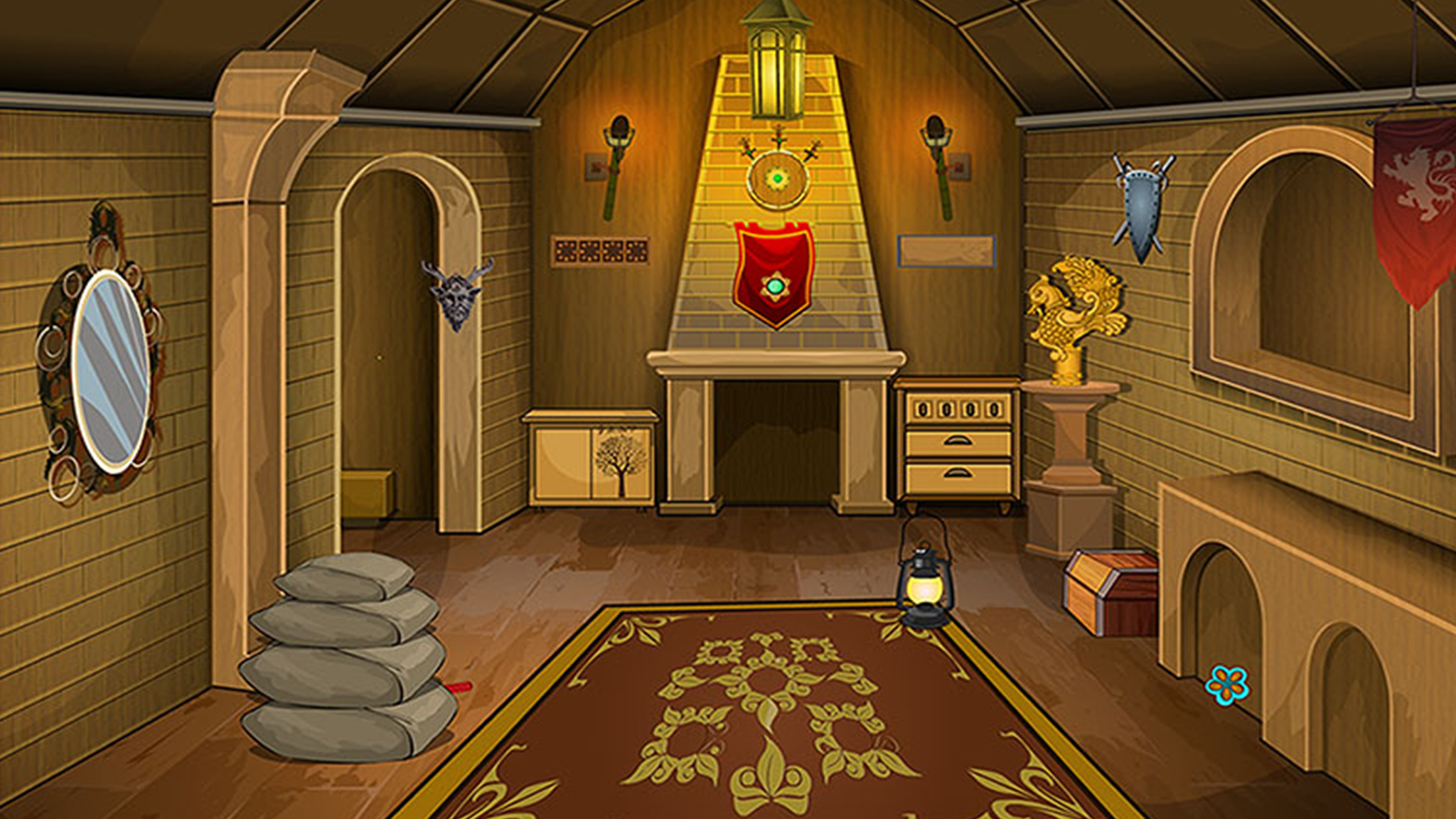 Christmas Games: 1000 Doors Game Screenshot
