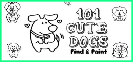 Banner of 101 Cute Dogs: Find & Paint 