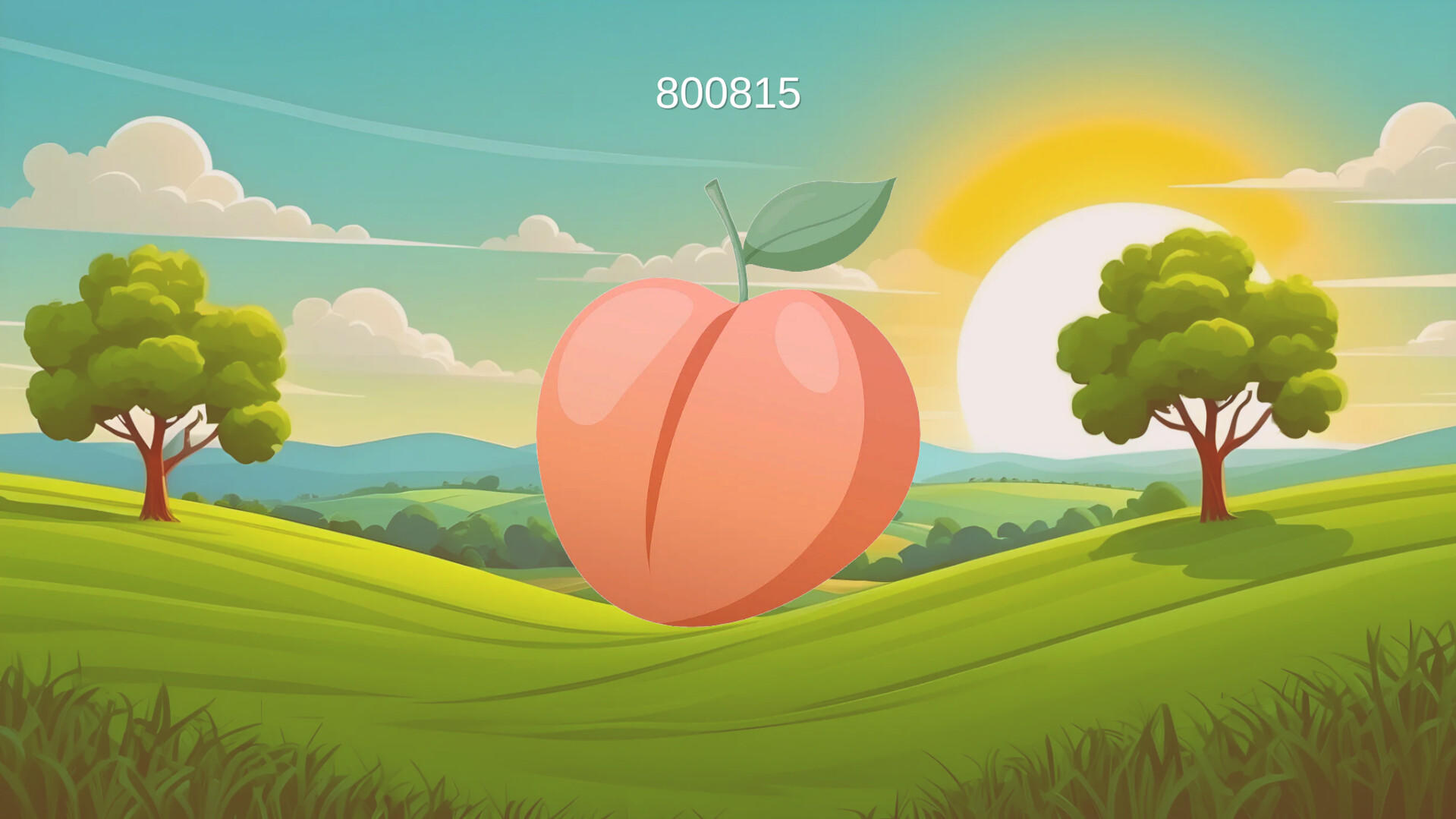 Peach Clicker Game Screenshot