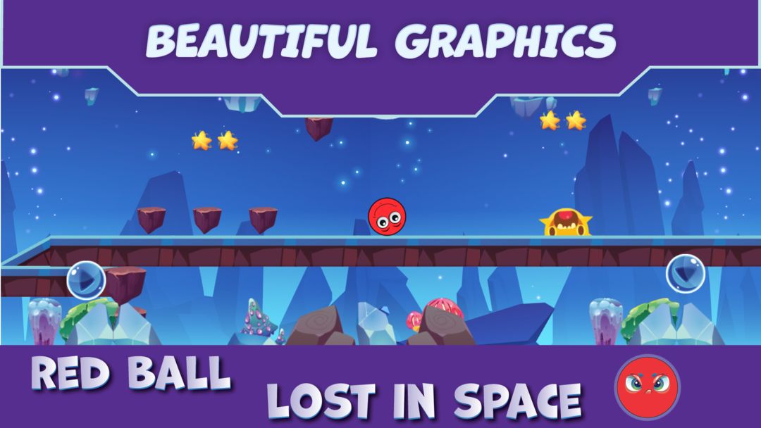 Screenshot of Red Ball Lost In Space