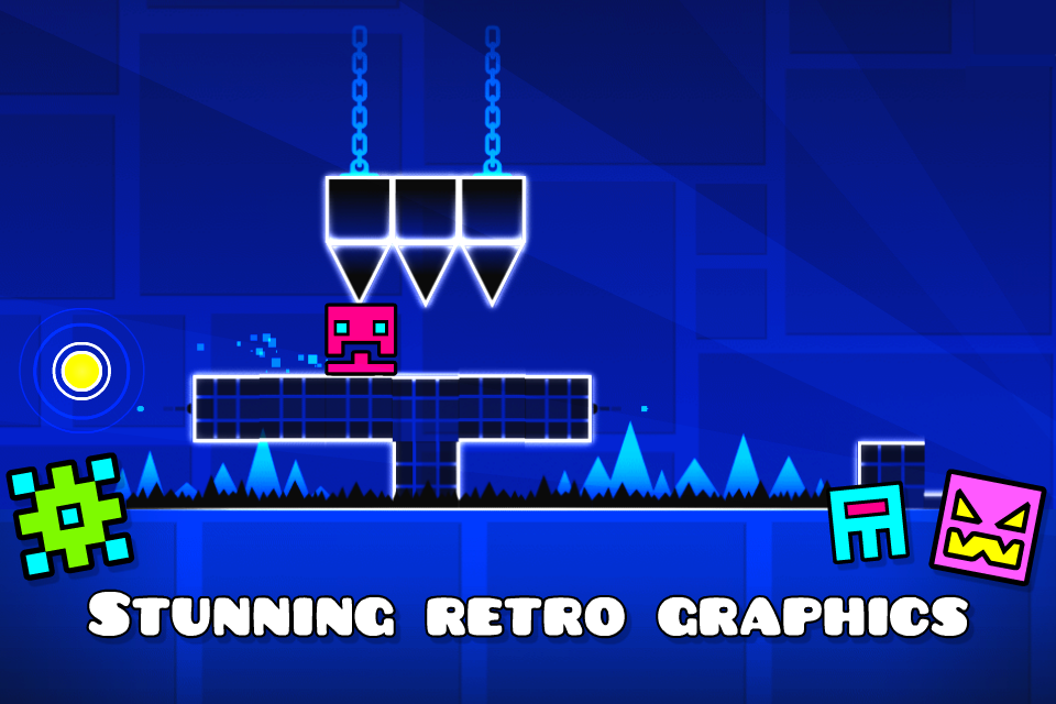 Cuplikan Layar Game Geometry Dash Lite